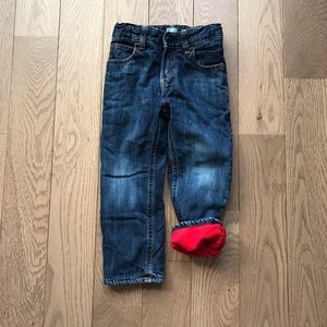 BabyGap fleece lined jeans